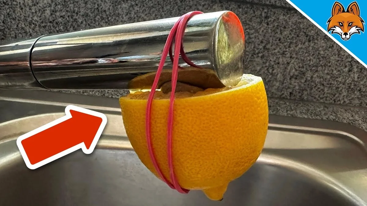 Citronová kůra na vodních kohoutkách: Zbavte se vodního kamene za 5 korun - image 1