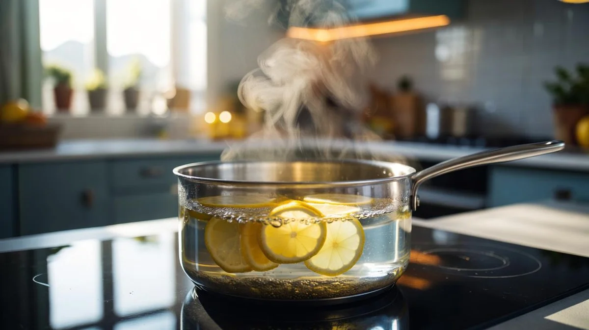 Citronová kůra v mikrovlnce: 2 minuty páry odstraní zaschlé nečistoty - image 1