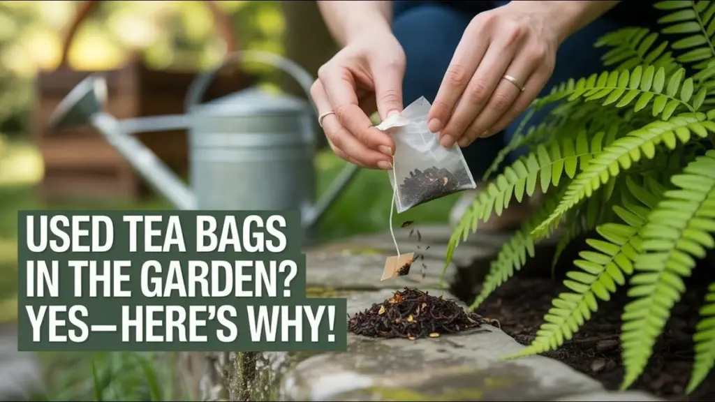 Čajové sáčky pod květináči? Tajný trik pro bujnější rostliny.