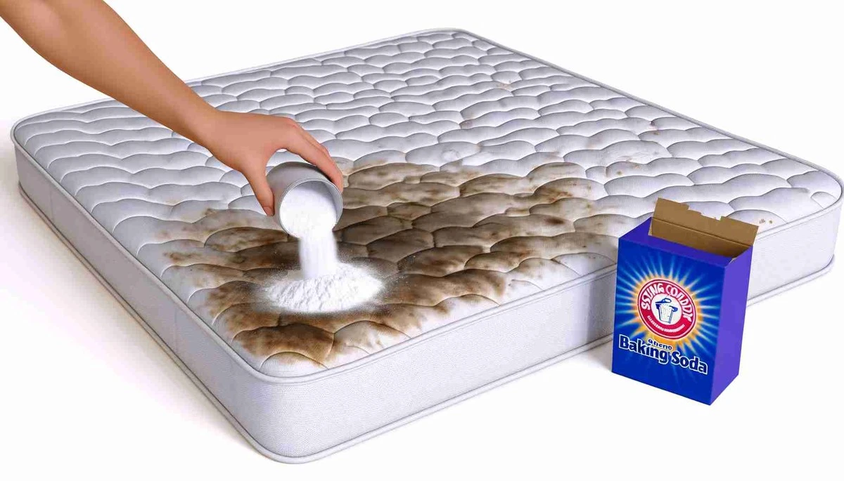 Citron a jedlá soda: Přírodní zázrak na zažloutlé polštáře a matrace. - image 1